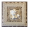 Cadre en plâtre modèle- Dentelle - motif " Angelot"