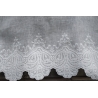 Chemin de table 60 x 180 cm " Julia" off white