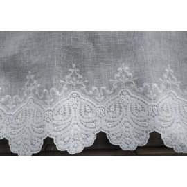 Nappe 180 x 280 cm  "Julia" blanche