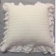 Housse de coussin Hetty - blanche