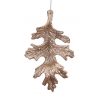 Feuille or pour décoration sapin - 14cm