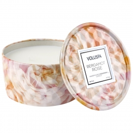 "Voluspa" - Mini boite 170 g - Bergamote rose