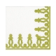 serviette lunch- Airlaid Moss Green 