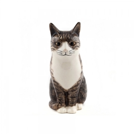 "Millie" le chat - Figurine en céramique "Quail"