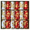 Boite de 6 "Crackers " de Noël "Caspari" - Holly Silhouettes