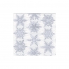 Serviettes en papier - cocktail - "White falling snow"