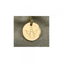 Médaille dorée "Ange" - Le bijoux de Mimi