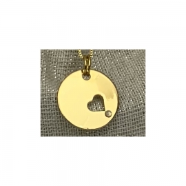 Médaille dorée "Love" - Le Bijou de Mimi
