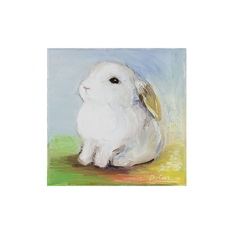 Carte Postale Lapin Blanc Mas Des Anges