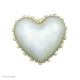 Coeur Valentine Perle - Bleu