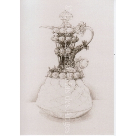 Carte Postale "Carafe avec Perles" -  N°1
