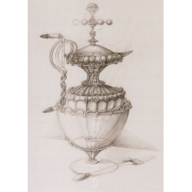 Carte Postale "Carafe et fourchette" -  N°2