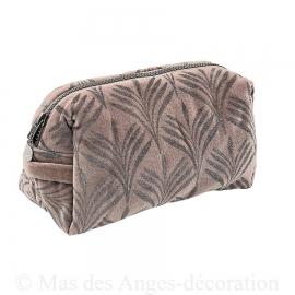 Pochette 25 x 10 cm "Rishia" - rose et grise "Lene Bjerre".