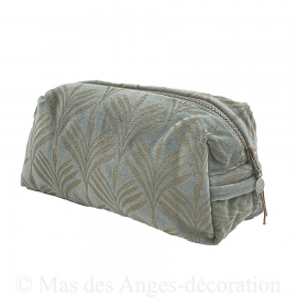 Pochette 25 x 10 cm "Rishia"- bleu  et grise "Lene Bjerre".