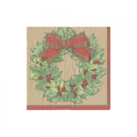Holly Wreath Gold