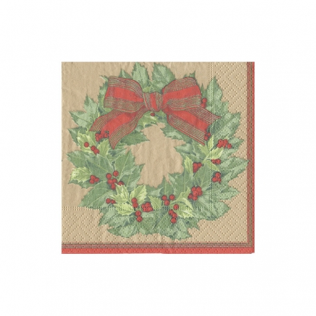 Holly Wreath Gold