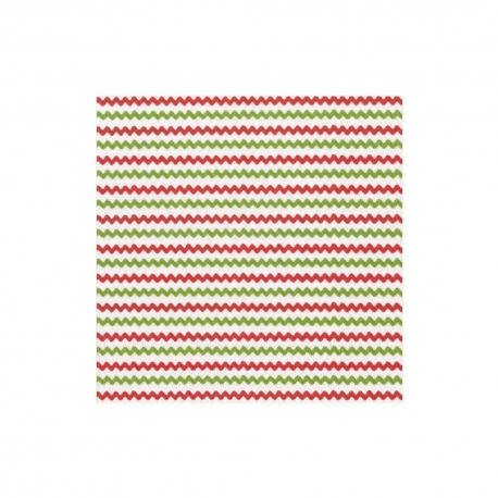 Rickkrack red/green