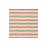 Serviettes papier - "Rickkrack red/green"