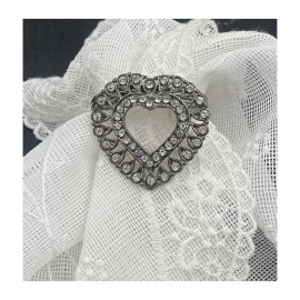 Rond de serviette - Coeur - "Chic Antique"