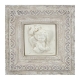 Cadre en plâtre - Henry-rose poudré - motif  "Ange"