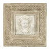 Cadre en plâtre - Henry - beige/ brun - motif  Uriel
