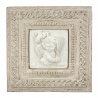 Cadre en plâtre - James - beige rosé - motif  Ange