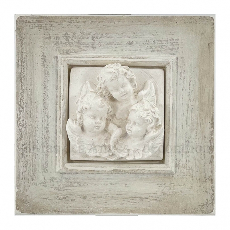 Cadre City - beige et gris clair - 3 Anges