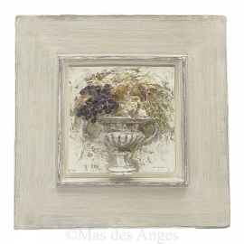 Cadre Vision gris/beige - Coupe de fruits