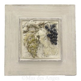 Cadre Vision gris/beige - Raisin