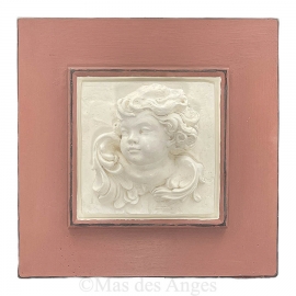 Cadre Vision terracotta - Tête Ange