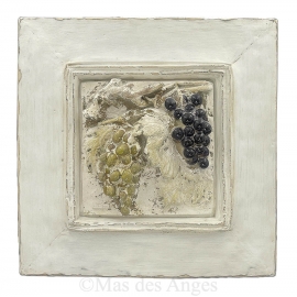 Cadre Horace blanc cassé - Raisins