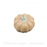 Courge en plâtre - orange - modèle moyen