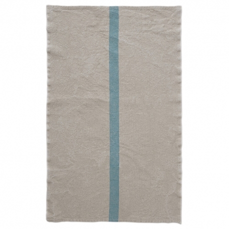 Torchon 45 x 75 cm "Doudou" - linc/aqua