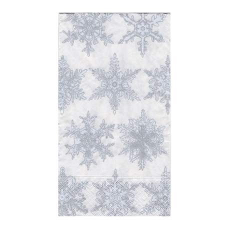 White falling snow-guest