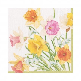 Serviette en papier - lunch - "Daffodil Waltz"