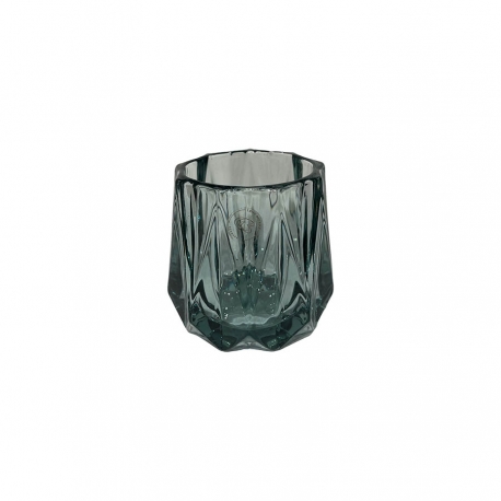 Photophore Lene Bjerre "Amine" - gris bleu 6,5 x 7 cm