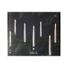 Set de 4 bougies led pour sapin avec leur support - Carolin set - Sirius