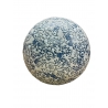 Boule en céramique Navah blanche et bleu 10 cm