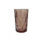 VERRE "DIAMOND" ROSE