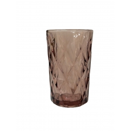 VERRE "DIAMOND" ROSE