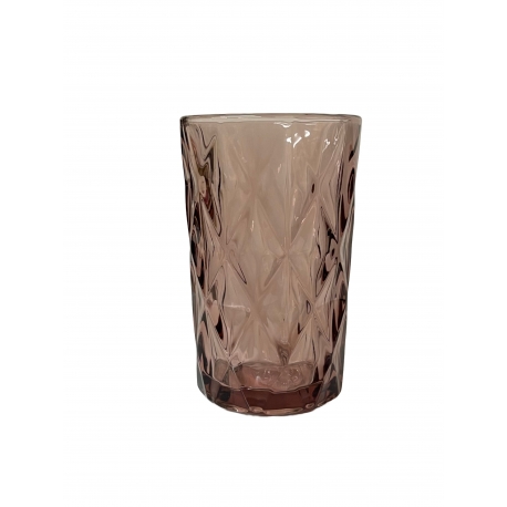 VERRE "DIAMOND" ROSE
