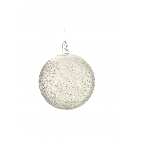 Boule de Noël en verre 10 cm