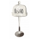 Cloche décorative « Bistro » sur pied – Style vintage