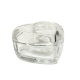Boite en verre en forme de coeur 8 cm