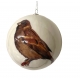 Boule de Noël "Oiseau" 11 cm