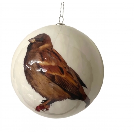 Boule de Noël "Oiseau" 11 cm