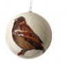 Boule de Noël "Oiseau" 11 cm