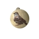 Boule oiseau avec brillants 8 cm