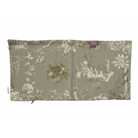 Housse de coussin 25 x 50 cm "Antoinette" Cailloux