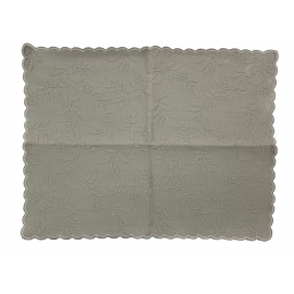 Set de table "Delphine" 38 x 50 cm - gris